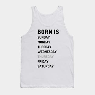 Born is thursday dark Tank Top